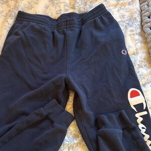 Champion navy blue joggers